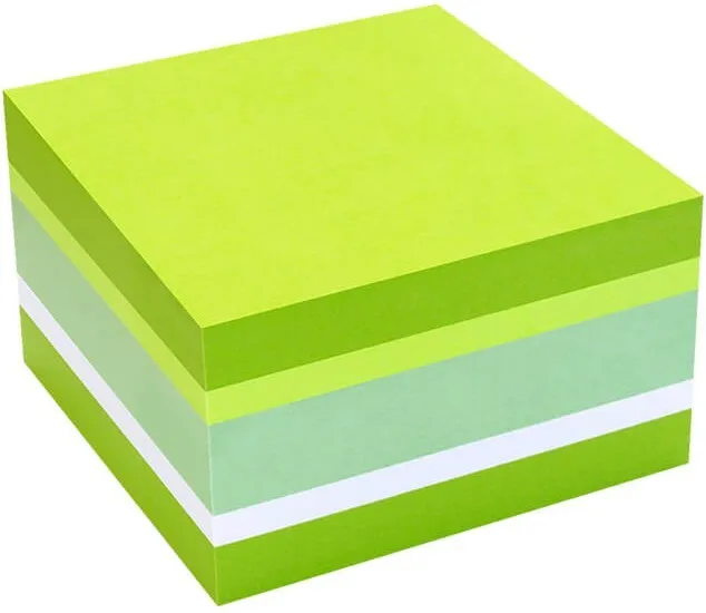 NOTAS ADHESIVAS CUBO 75X75 COLORES