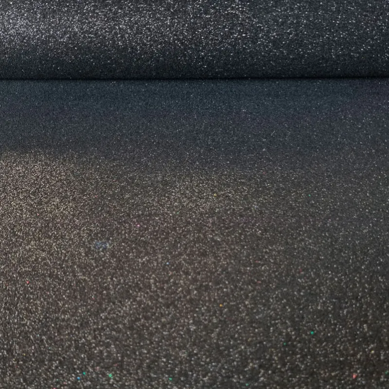 GOMA EVA 20x30 GLITTER NEGRO  (3 unid)