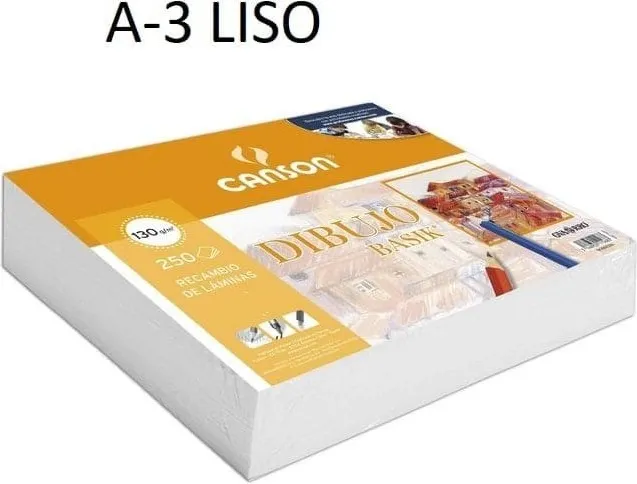 LAMINAS A3 BASIK 130GR LISO P/250