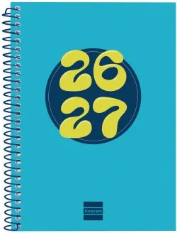AGENDA FINOCAM COOL 1/8  SV HORIZ.AZUL 26-27