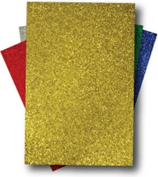 GOMA EVA 40X60 GLITTER ORO (5 unid)