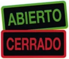 CARTEL HORARIO ABIERTO-CERRADO