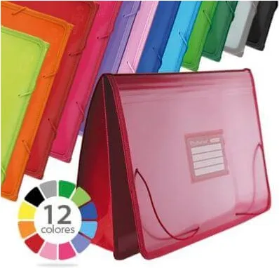 CARPETA XXL CON GOMAS Y FUELLE COLOR LINE