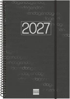 AGENDA YEAR E11 165x242 SV VERTICAL 2027 NEGRO