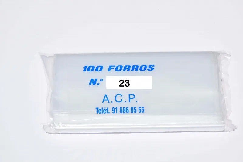 Forros Plástico para Libros 23 Cm