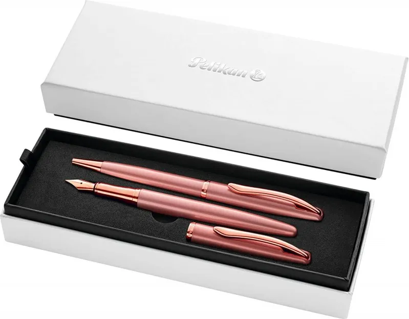 JUEGO PLUMA Y BOLÍGRAFO PELIKAN JAZZ ELEGANCE ROSE