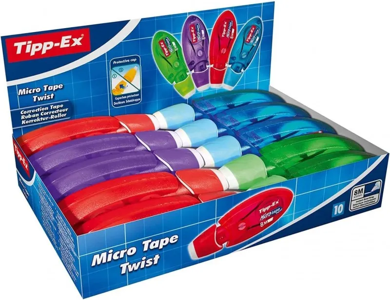 CORRECTOR CINTA TIPP-EX MICRO TAPE COLOR C/10