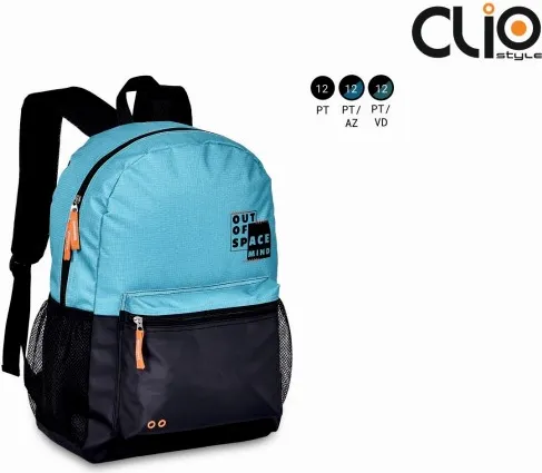 MOCHILA CLIO OUT OF SPACE 43X30X13 C/2 CREMALLERAS
