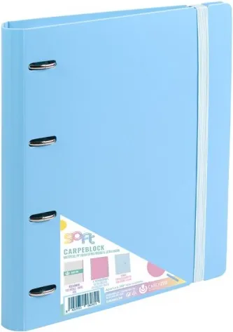 CARPEBLOC A4 4AN FOAM SOFT POLIPROPILENO AZUL