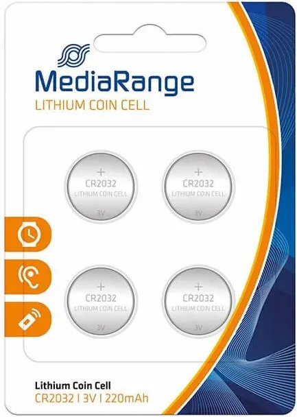 PILAS MEDIARANGE BOTON CR2032 BLISTER 4UND