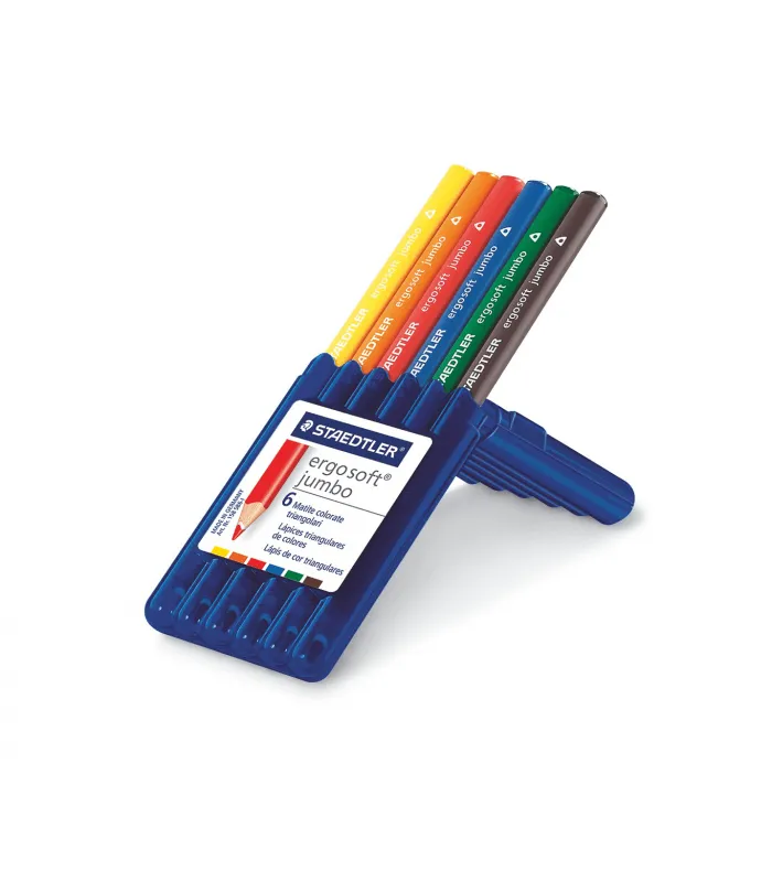 LÁPIZ STAEDLER ERGOSOFT 6 COLORES