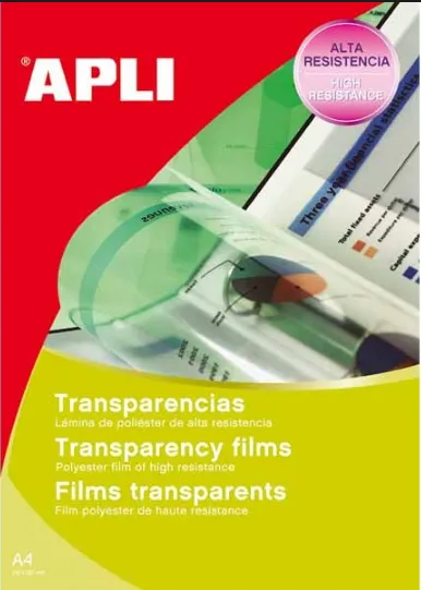 TRANSPARENCIA APLI  ESCR.MANUAL A4 100H