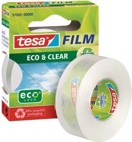 CINTA ADHESIVA TESA ECO&amp;CLEAR 33x19
