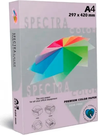 PAPEL A4 SPECTRA LILA 80GR 500H