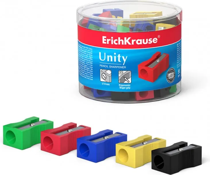 SACAPUNTAS PLASTICO UNITY C/55