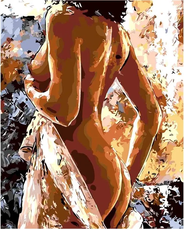 PINTAR POR NÚMEROS MUJER DESNUDA