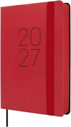 AGENDA FLEXI LISA F4 118X168 1DP 2027 ROJO