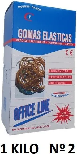 GOMAS ELÁSTICAS 1 KILO Nº2