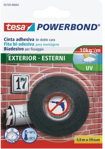 CINTA DOBLE CARA TESA  EXTERIOR 1,5X19