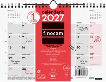 CALENDARIO PARED ESCRIBIR S 210X150 2027