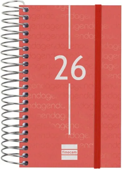 AGENDA YEAR E3 1DP 79x127 2026 ROJO