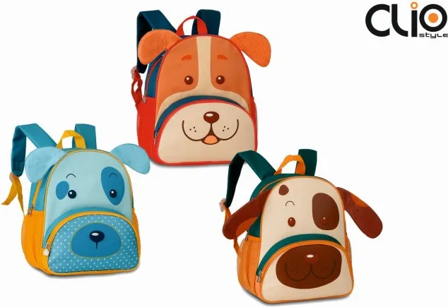 MOCHILA CLIO INFANTIL PERROS  33X27XX11,5