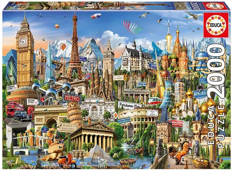 PUZZLE 2000 SÍMBOLOS DE EUROPA