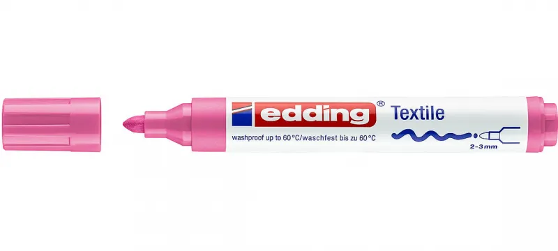 MARCADOR ROPA EDDING 4500 ROSA