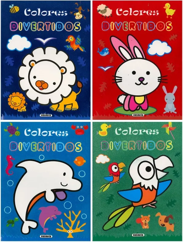 COLORES DIVERTIDOS (4 TITULOS DISPONIBLES - VENTA POR UNIDAD)