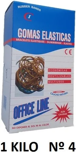 GOMAS ELÁSTICAS 1 KILO Nº4