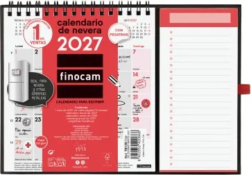 CALENDARIO ESCRIBIR NEUTRO CON IMÁN 140X150 2027