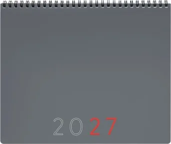 PLANIFICADOR MES VISTA+NOTAS 2027 GRIS INT.