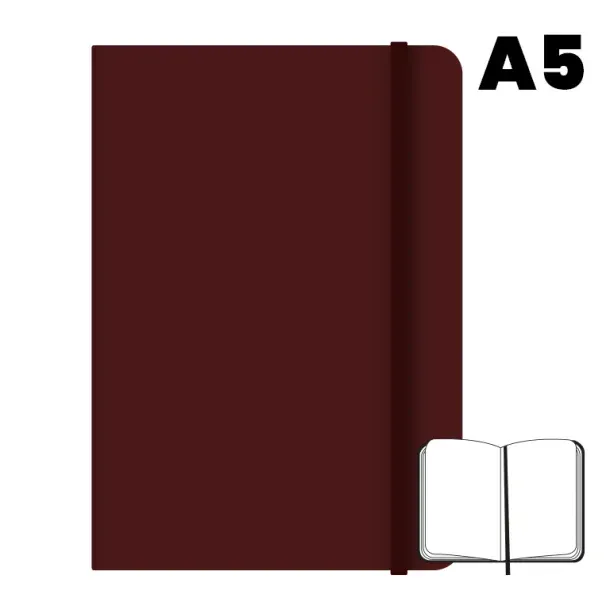 LIBRETA CAMPUS A5  96H 75G LISO MARRÓN
