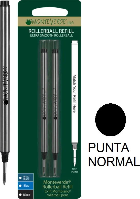 RECAMBIO ROLLER MONTBLANC NEGRO PM