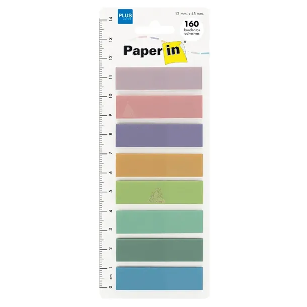 BANDERITAS PAPER IN PLUS 8 COLORES PASTEL