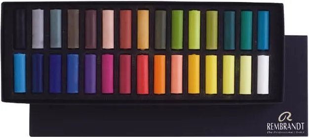 PASTEL BARRA CORTA REMBRANDT 30 COLORES