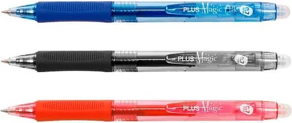 BOLIGRAFO BORRABLE RETRACTIL PLUS MAGIC CLICK