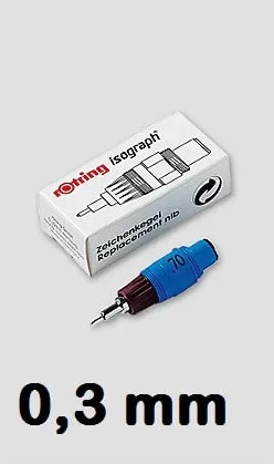 Recambio Puntera ROTRING Isograph 0,3