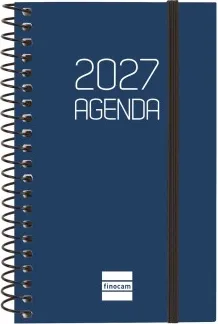 AGENDA OPAQUE E3 79X127 SV 2027 AZUL