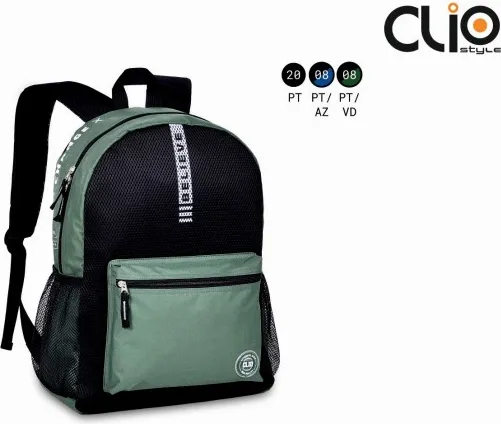 MOCHILA CLIO BELIVE 43X30X13 C/2 CREMALLERAS