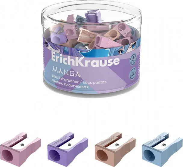 SACAPUNTAS PLASTICO MANGA ERICHKRAUSE