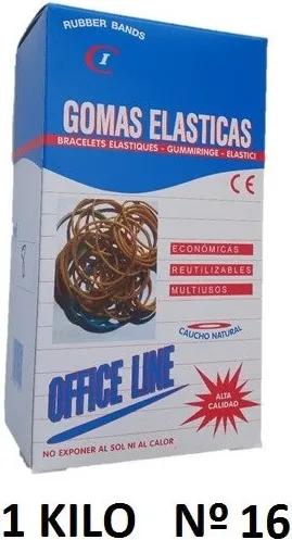 GOMAS ELÁSTICAS 1 KILO Nº16