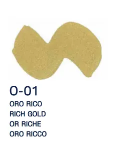 PINTURA METÁLICA GAMA ORO LIQUIDO LA PAJARITA
