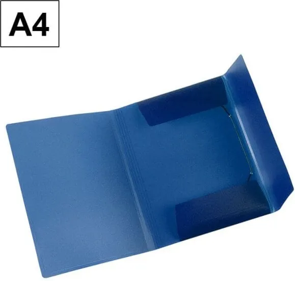 CARPETA POLIPROPILENO A4 SOLAPA AZUL