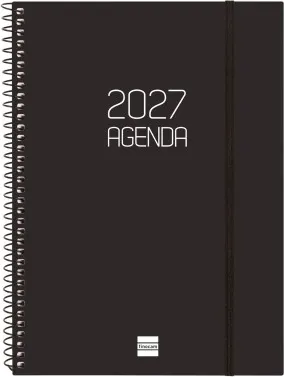 AGENDA OPAQUE E10 155x212 SVH 2027 NEGRO