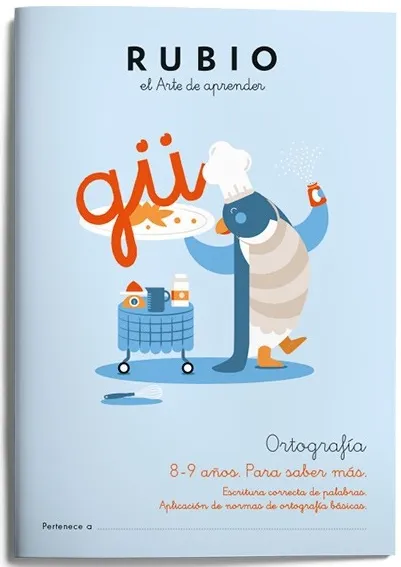 CUADERNO RUBIO ORTOGRAFIA 4 (8-9 AÑOS)