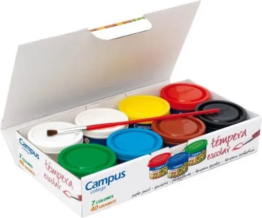 TEMPERA CAMPUS 40/CC SURTIDA /7U
