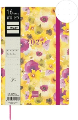 AGENDA FINOCAM DOTTED Y10 SV BLOOM 26-27