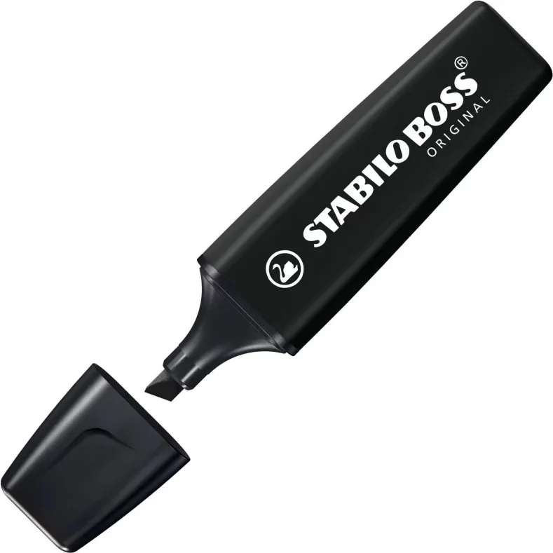Rotulador STABILO Boss 70 Negro