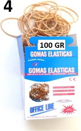 GOMAS ELÁSTICAS 100GR Nº4